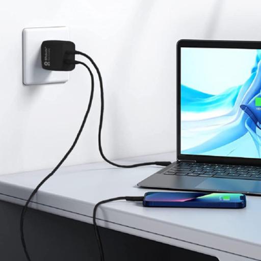 [BROBOTIX_6006658] CARGADOR 18W CARGA RÁPIDA DUAL USB V3.0 BRobotix.