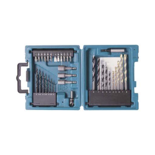 [MAKITA_D-36980] Makita Juego de accesorios multipropósito 34 piezas brocas y puntas  para atornillar
