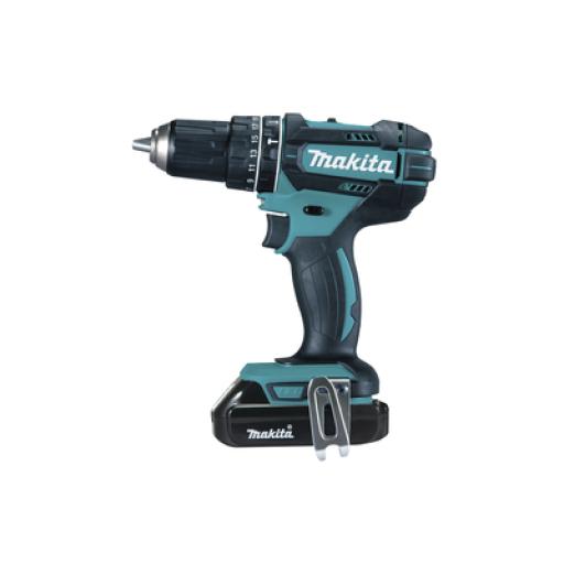 [MAKITA_DHP-482-SYE] Makita Rotomartillo/Taladro Inalámbrico (1/2) de 1,900 RPM, 18Vcd, Torque 62 N.m (Incluye 2 Baterías y Cargardor).