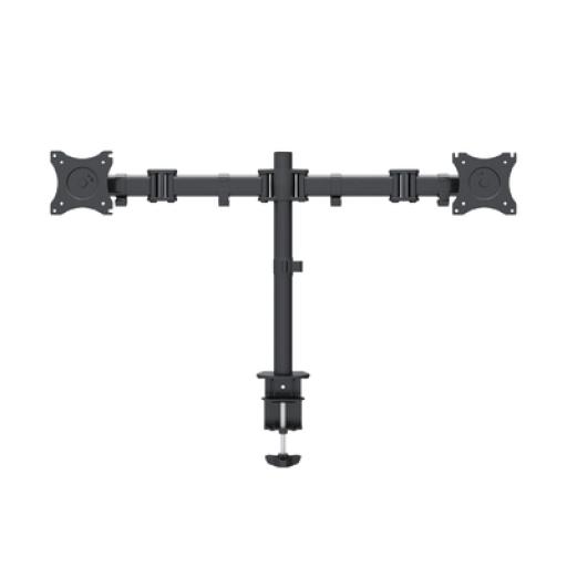 [EPCOM_EPS710ED2] Epcom Montaje de Escritorio articulado para 2 monitores de 13 a 27" /  Soporta hasta 10 kg / Vesa 75 x 75 / 100 x 100 / Acero / Giro: 360°
