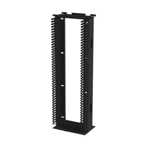 [LINKEDPRO_LP-RL45-PRO] Linkedpro Rack de Acero de 7ft x 19in, 45UR con Organizadores Verticales Y Guía Superior para Cableado. 