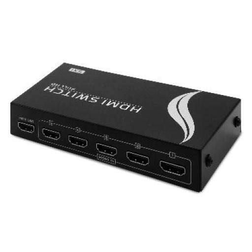 [BROBOTIX_963684] BRobotix Multiplexor Manual HDMI de 5 Dispositivos  BROBOTIX 963684