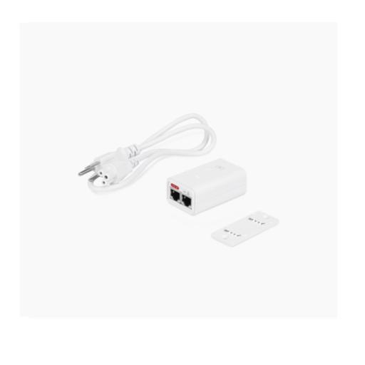 [UBIQUITINETWORKS_POE-24-7W-G-WH] Ubiquiti Networks Adaptador PoE Ubiquiti Gigabit de 24 VDC, 0.3 A