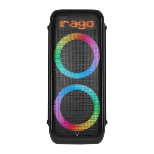 [VORAGO_KSP-700] Vorago BAFLE VORAGO DOBLE 10"*2 + 2"*2 120W-RMS BT TWS MICR. RECARGABLE HIFI