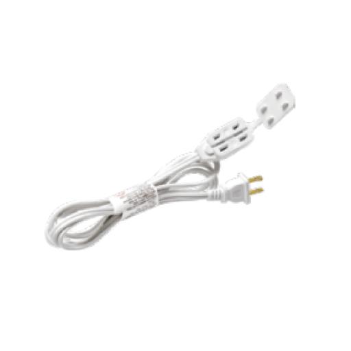 [TXPRO_TX3-EXT-16] txPRO Extensión eléctrica de 3 salidas polarizadas color blanco para uso en interior, longitud 1.83 metros, calibre 16 AWG
