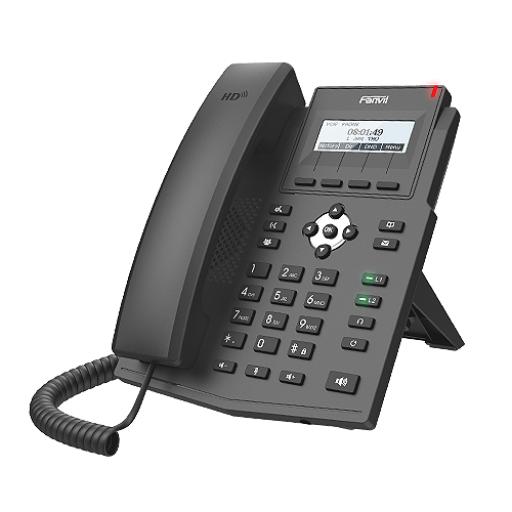 [FANVIL_X1SP] Fanvil Teléfono IP empresarial para 2 lineas SIP con pantalla LCD, Códec Opus, conferencia de 3 vías, PoE.