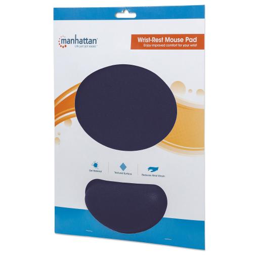 [MANHATTAN_434386] Mouse Pad con Descansa Muñecas Manhattan Azul.
