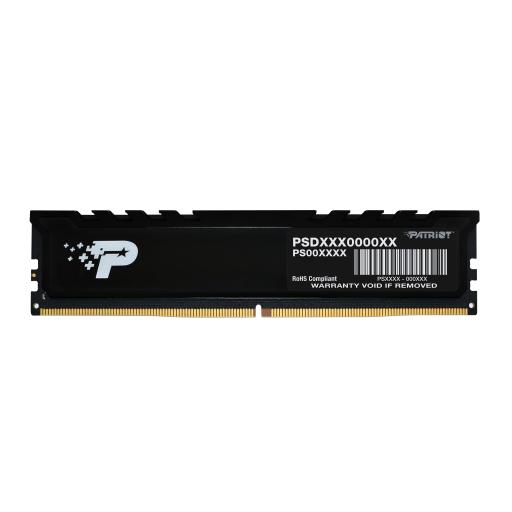 [PATRIOT_PSP516G56002H1] MEMORIA DIMM DDR5 PATRIOT (PSP516G56002H1) SIGNATURE PREMIUM 16GB (1X16GB) 5600MHZ CL46