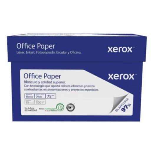 [XEROX_3M2041] Xerox Papel Cortado Xerox Bond Azul Oficio Blancura 95% Caja C/5000 Hojas