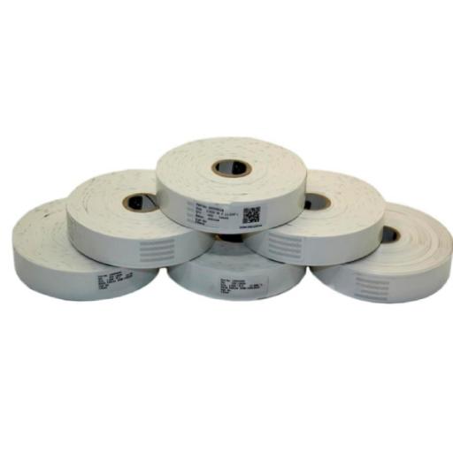 [ZEBRA_10005008] Zebra Pulsera Polipropileno Zebra 1"x11" (254 x 2794mm)ÂDT Z-Band Direct Recubierto Adhesivo Permanente Nucleo de 1 Pulga