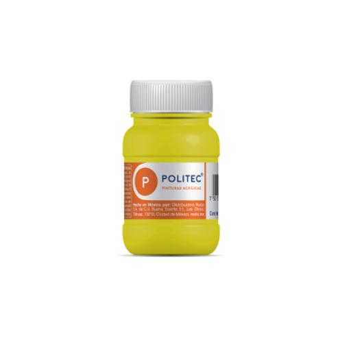 [POLITEC_14142] Politec Pintura Acrilica Politec Limon Hanza 100ml No 307 Caja c/6 piezas