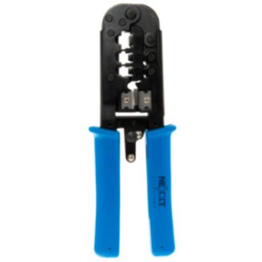 [NEXXTSOLUTIONS_AW250NXT17] Nexxt Solutions Pinza Modular Nexxt Solutions con Prensa Terminal Pro-3 RJ45 RJ11 y RJ12.