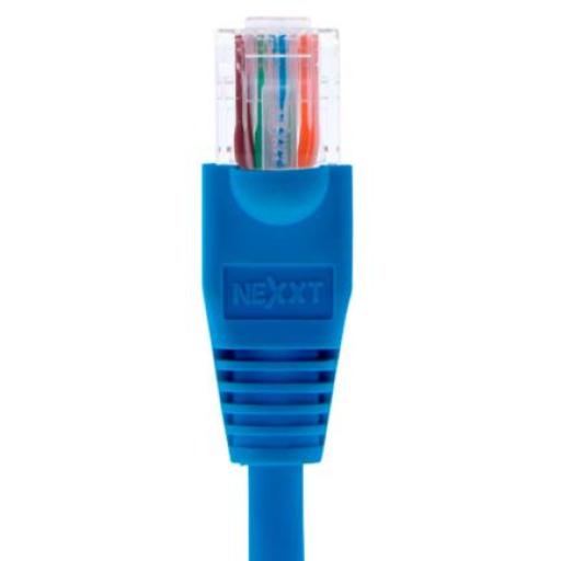 [NEXXTSOLUTIONS_AB360NXT13] Nexxt Solutions Cable de Conexión Red Nexxt Solutions Cat5e 100 MHz 2.31m 24 AWG Color Azul