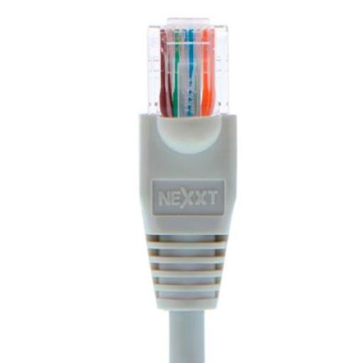 [NEXXTSOLUTIONS_AB360NXT34] Nexxt Solutions Cable de Conexión Red Nexxt Solutions Cat5e 100 MHz 4.27m 24 AWG Color Gris