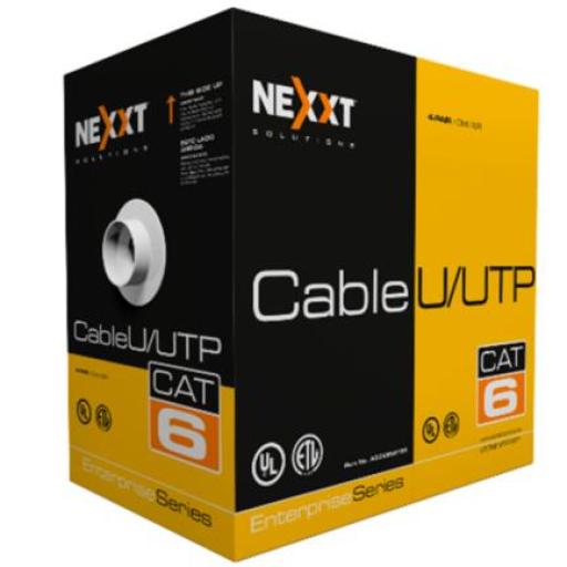 [NEXXTSOLUTIONS_AB356NXT02] Nexxt Solutions Cable Nexxt Solutions Enterprise Cat6 UTP  4P 23AWG CM 305m Azul