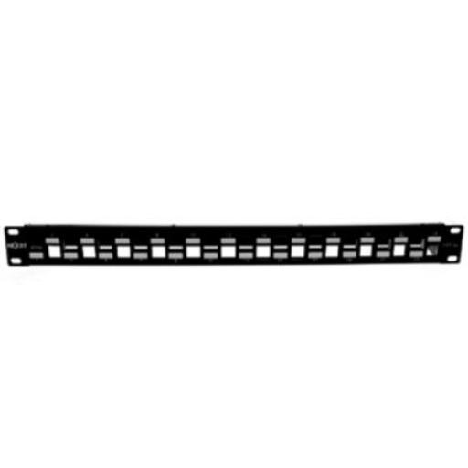 [NEXXTSOLUTIONS_AW192NXT01] Nexxt Solutions Panel de Conexión Red Nexxt Solutions para Rack Cat6A 24 Puertos Modular Blindado para S/FTP 1U Esmalte Negro