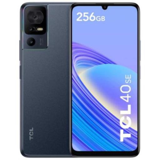 [TCL_TCL 40SE 6+256G GRIS] TCL Smartphone TCL 40 SE 6.75" Helio G37 Cámara 50MP+2MP+2MP/8MP Android 13 Color Gris