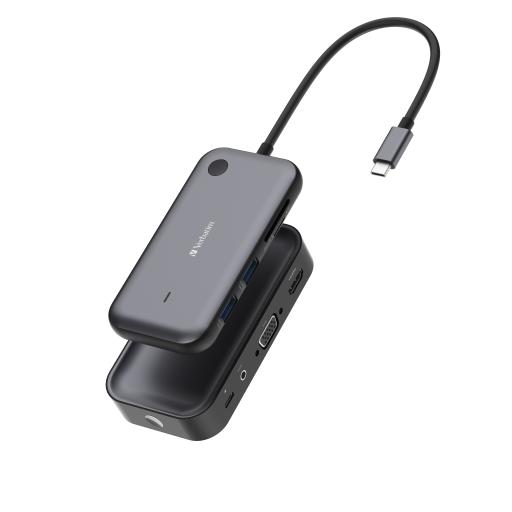 [VERBATIM_32146] Verbatim Adaptador Verbatim Inalámbrico USB-C con Lector de Tarjetas QCast Mirror WDA-01