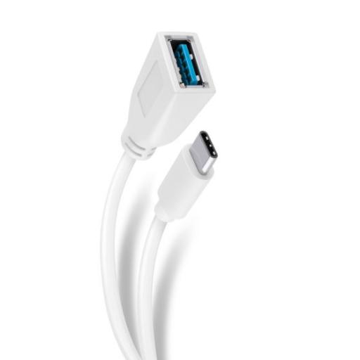 [STEREN_USB-470] Steren Adaptador Plug USB C a Jack USB 3.0