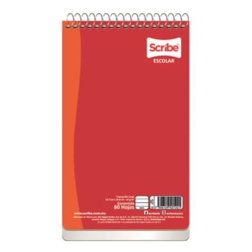 [SCRIBE_4560] Scribe Block Taquigrafia Largo Scribe Raya 80 Hojas