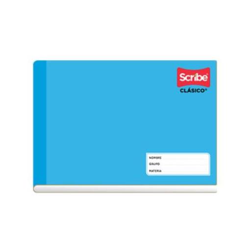[SCRIBE_4524] Scribe Cuaderno Italiano Cosido Scribe Clasico Doble Raya 100 Hojas