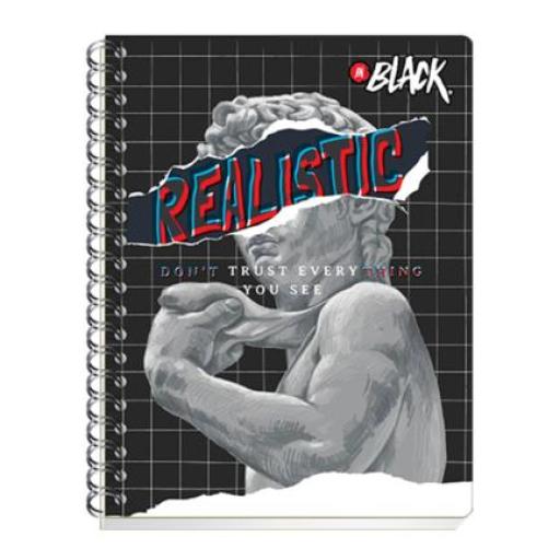 [SCRIBE_2270] Scribe Cuaderno Profesional Scribe InBlack Raya Espiral Doble 100 Hojas