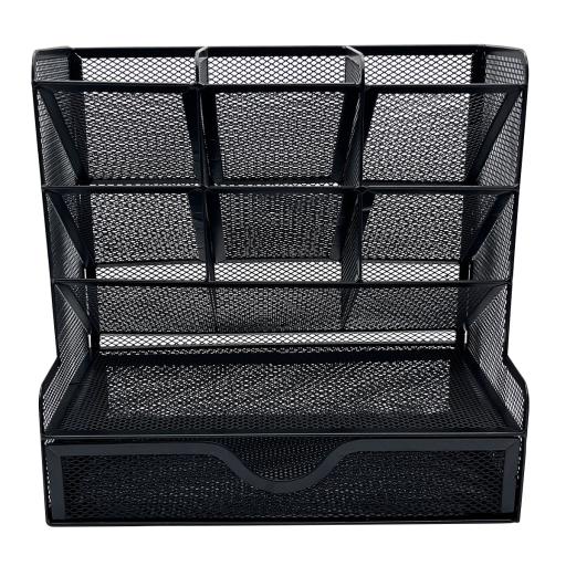 [NEXTEP_NE-177X] Nextep Organizador Nextep Malla Metalica para Escritorio Multi Secciones con Cajon