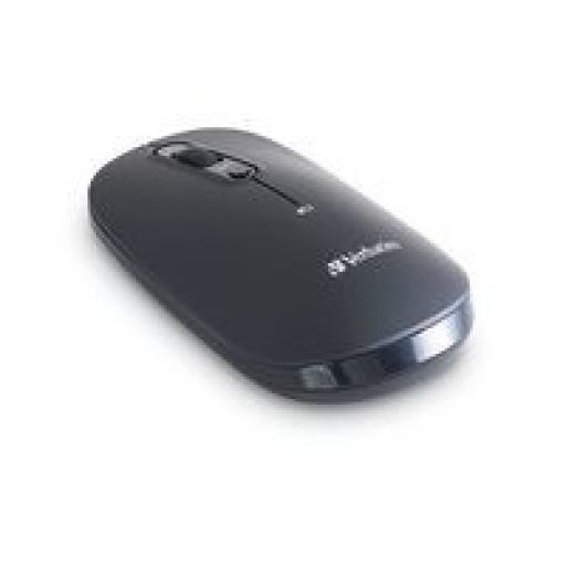 [VERBATIM_70750] Verbatim Mouse VERBATIM Inalambrico Recargable Multidispositivo USB-C a USB-A  Negro