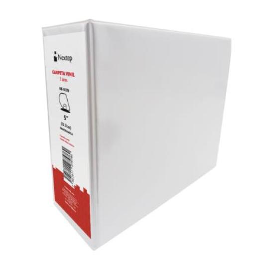 [NEXTEP_NE-013N] Nextep Carpeta Nextep Vinil Aro "D" 5" Carta Blanca