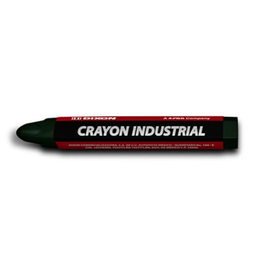 [DIXON_2001] Dixon Crayón de Cera Industrial  Dixon Verde Caja con 10 Piezas