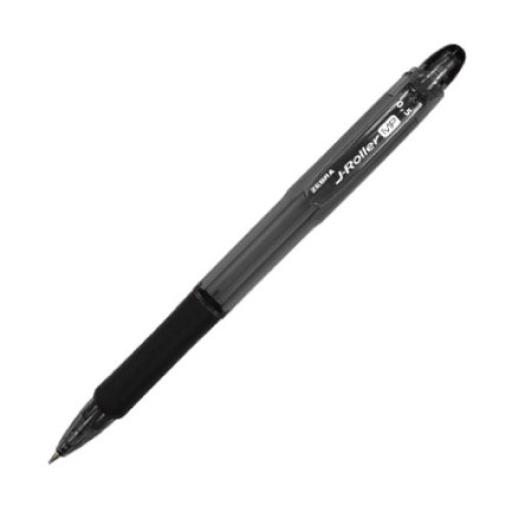 [ZEBRA_600NGRFNC012] Zebra Portaminas Jroller MP 0.5mm Cuerpo semi Transparente Negro caja c/12
