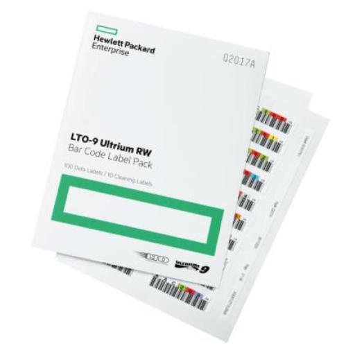 [HP_Q2017A] HP Paquete de etiquetas de codigo de barras HPE LTO-9 Ultrium RW