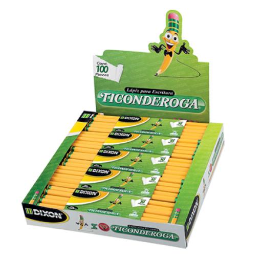 [DIXON_24132] Dixon Lapiz DIXON ticonderoga 2 hexagonal madera caja c/10 estuches c/10 lapices c/u