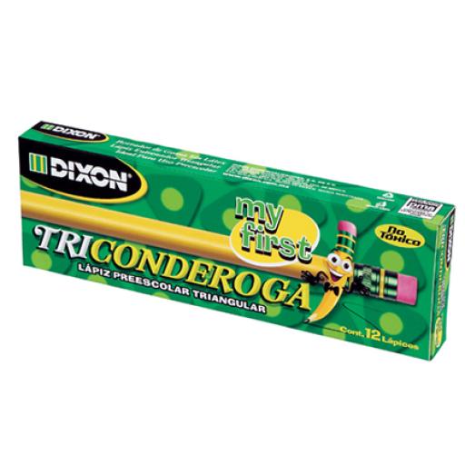 [DIXON_36494] Dixon Lapiz DIXON ticonderoga my first 2 triangular madera caja c/12 lapices