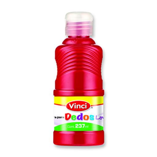 [DIXON_22668] Dixon Pintura para dedos lavable vinci 237 ml rojo
