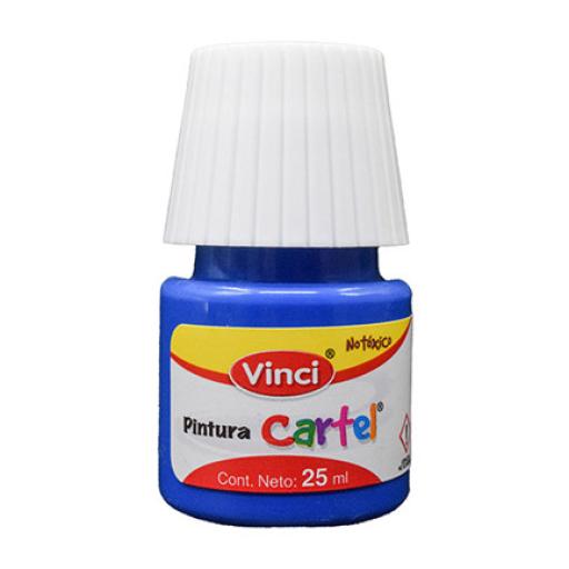 [DIXON_2303] Dixon Pintura Cartel Vinci 25 ml Azul Cobalto #65A Caja c/10 piezas
