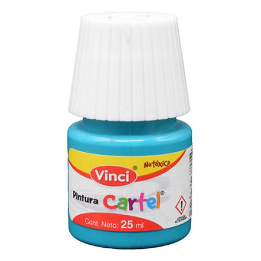 [DIXON_2305] Dixon Pintura Cartel Vinci 25 ml Azul Turquesa #65 Caja c/10 piezas