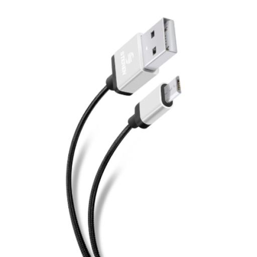 [STEREN_USB-347] Steren CABLE STEREN USB A MICRO USB TIPO CORDON DE 1M