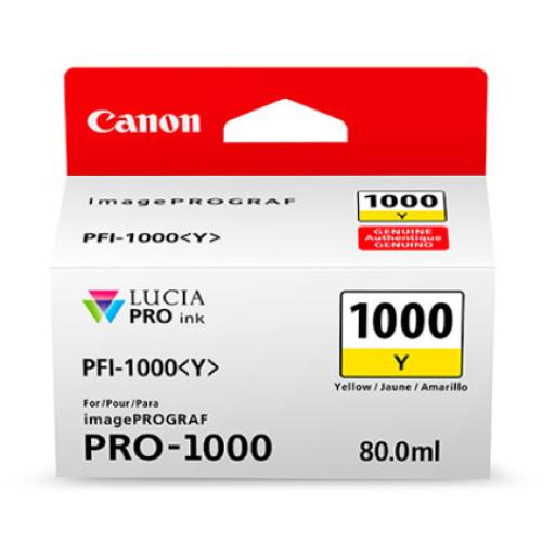 [CANON_0549C003AB] Canon Tinta Canon PFI-1000R Y Lucia Pro Ink Tank 80ML Color Amarillo