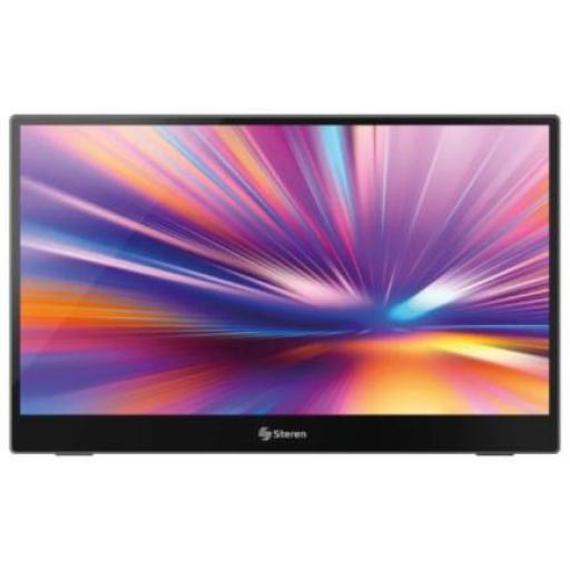 [STEREN_DIS-116T] Steren Monitor Steren 15.6" Touch Resolución 1920x1080 LCD IPS Portátil