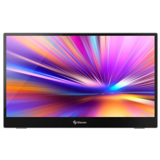 [STEREN_DIS-116T] Steren Monitor Steren 15.6" Touch Resolución 1920x1080 LCD IPS Portátil