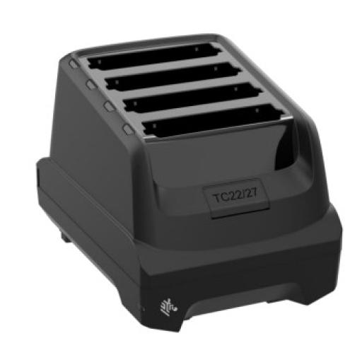 [ZEBRA_SAC-TC2L-4SCHG-01] Zebra Cargador de Bateria Zebra con 4 ranuras TC22/TC27 Cable CC y Cable de Linea CA se venden por separado (PWR-BGA12V50W0WW / CBL-DC-388A1-01)