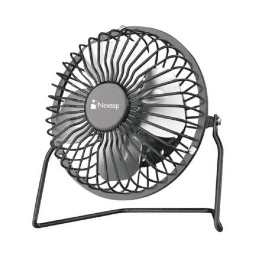 [NEXTEP_NE-690] Nextep Mini Ventilador Nextep de Escritorio Metalico Conexion USB a 4