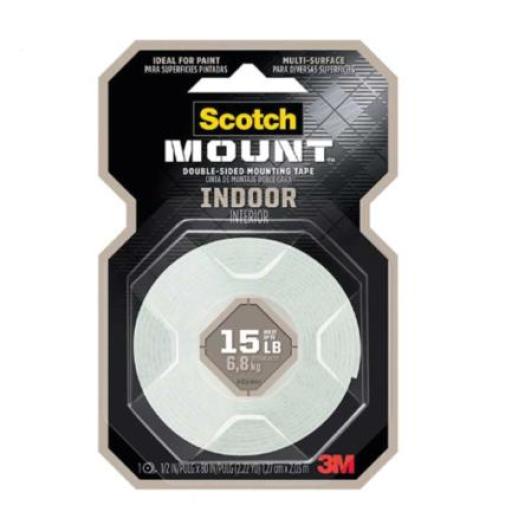 [3M_70009118079] 3M Cinta de Montaje 3M Doble Cara 110H para Interiores 1.27cm x 2m