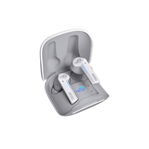 [ASUS_90YH03X1-B5UA00] ASUS Audifonos Inalambricos Asus ROG CETRA TRUE WIRELESS/WHITE BT5.0 USB-C con Mic IPX4 Virtual 7.1 para PC MAC Android iOS