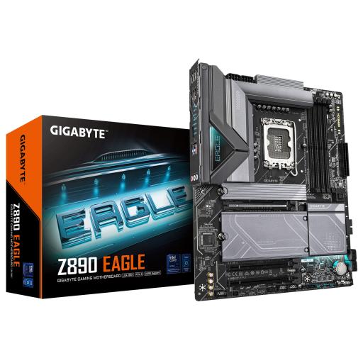 [GIGABYTE_Z890 EAGLE] MOTHERBOARD GIGABYTE (Z890 EAGLE) SOCKET 1851, 4*DDR5 8800MHZ, DP, ATX