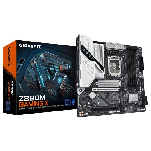 [GIGABYTE_Z890M GAMING X] MOTHERBOARD GIGABYTE (Z890M GAMING X) SOCKET 1851, 4*DDR5 8800MHZ, HDMI, DP,MICRO ATX