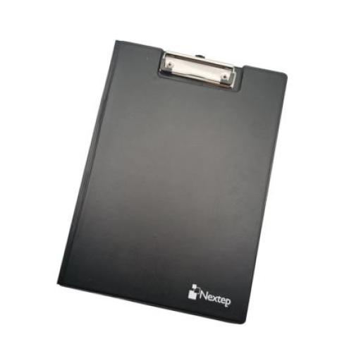 [NEXTEP_NE-172C] Nextep Carpeta Nextep de Vinilo Recubierta con Clip Alambre Carta