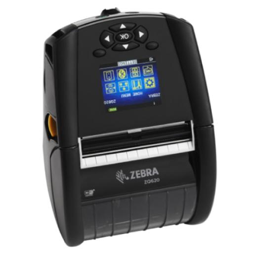 [ZEBRA_ZQ62-AUFAL04-00] Zebra Impresora Zebra ZQ620 Plus ancho de impresion hasta 3 pulgadas English fonts BT 4.x Linered platen 0.75 pulgadas en nuecleo Group L Belt clip