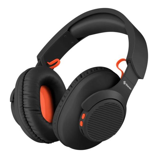 [STEREN_AUD-7630NE] Steren AUDIFONOS STEREN BT CON BAT 30 H ASIST VOZ
